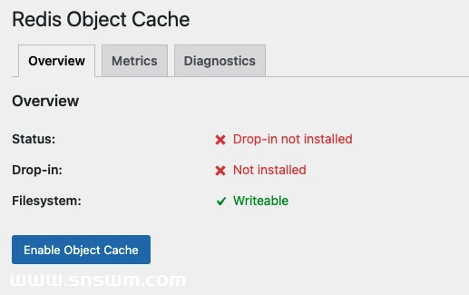 WordPress使用Redis缓存(Redis Object Cache插件)优化访问性能插图1 WordPress使用Redis缓存(Redis Object Cache插件)优化访问性能插图1