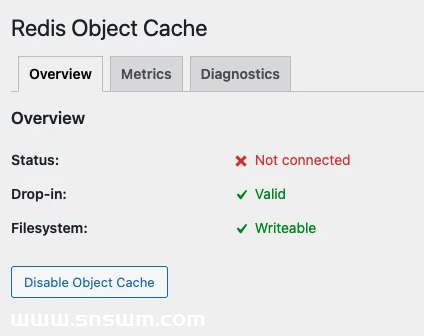 WordPress使用Redis缓存(Redis Object Cache插件)优化访问性能插图3 WordPress使用Redis缓存(Redis Object Cache插件)优化访问性能插图3